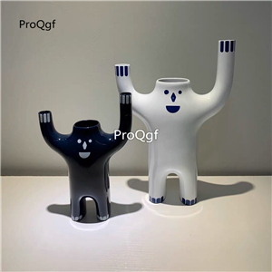 89usd Ngryise 1 Set hands up series statue flower pot