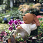 39usd Ngryise 1 Set Creative sleeping rabbit series statue