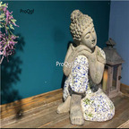 59usd Ngryise 1 Set Creative dreaming buddha series garden statue