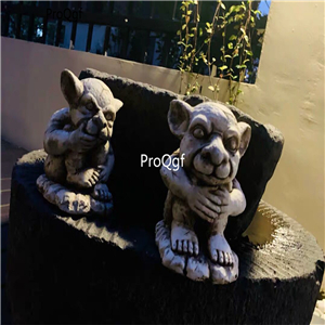 59usd Ngryise 1 Set Creative monsterr series garden statue
