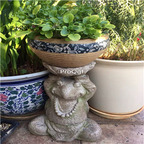 59usd Ngryise 1 Set Creative fairy frog series garden statue