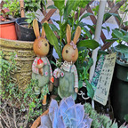 59usd Ngryise 1 Set Creative lovely rabbit series garden statue