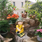 59usd Ngryise 1 Set Creative minshuku romantic boy or girl garden statue