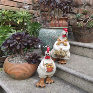 39usd Ngryise 1 Set Creative chicken garden statue