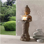 59usd Ngryise 1 Set Minshuku buddha series garden statue