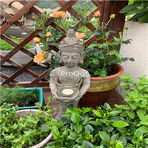 59usd Ngryise 1 Set Minshuku buddha series garden statue