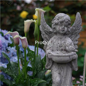 39usd Ngryise 1 Set Minshuku devil angel series garden statue