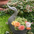 39usd Ngryise 1 Set grey or white duck garden  statue