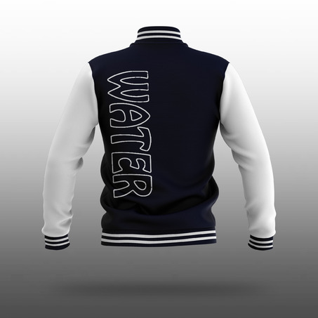 SCIE 运动夹克 - Varsity Jacket （WATER-蓝）-旧款校服-2