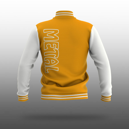 SCIE 运动夹克 - Varsity Jacket ( METAL-黄 )-旧款校服-2