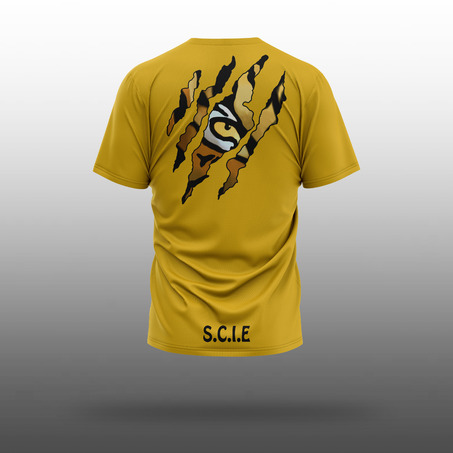 SCIE 运动T恤衫 - T-Shirt ( METAL-黄 )-旧款校服-2