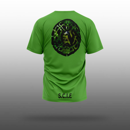 SCIE 运动T恤衫 - T-Shirt  ( WOOD-绿 )-旧款校服-2