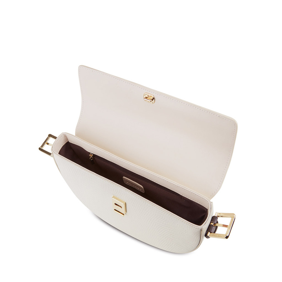 Baguette 法棍单肩包 - 蜥蜴纹白-5