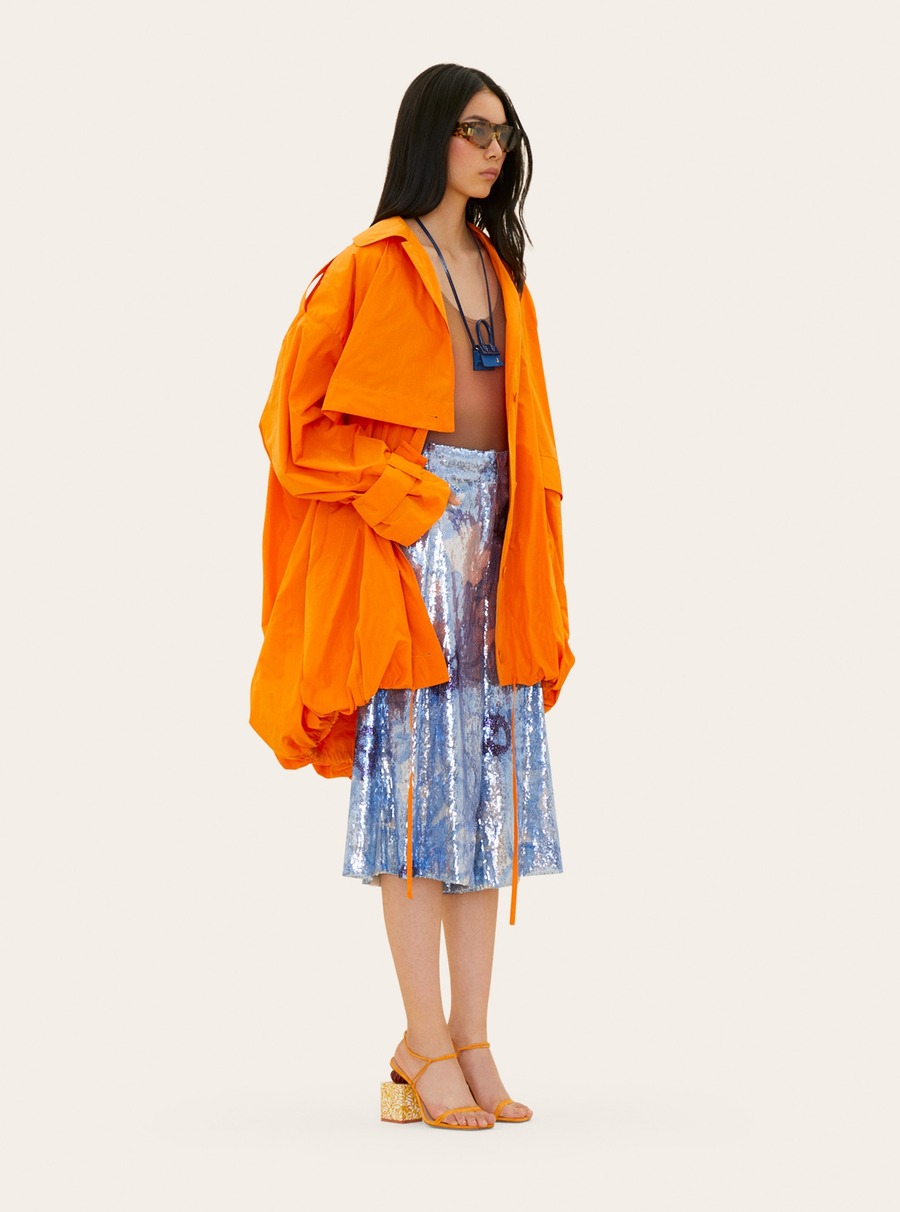 拼色中缝装饰运动裤-2