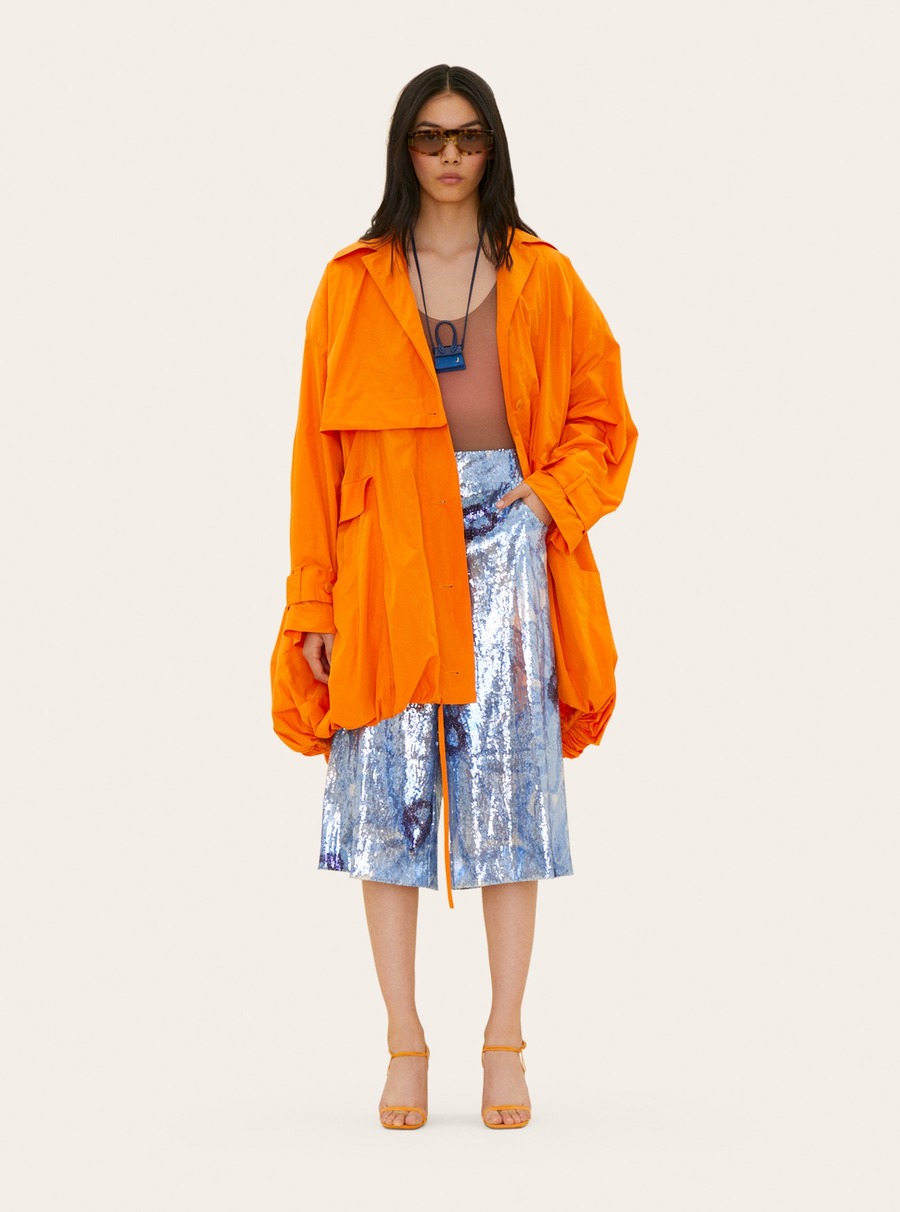 拼色中缝装饰运动裤