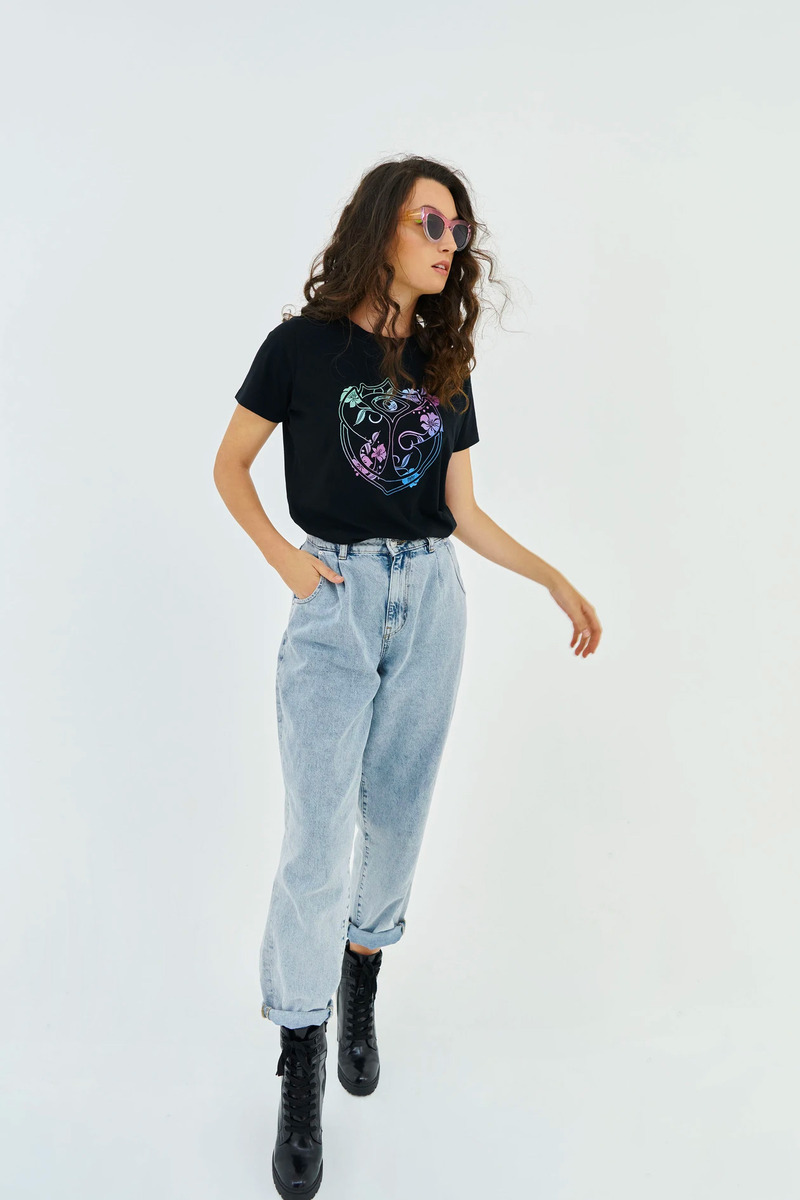 玫瑰园后背T恤-3