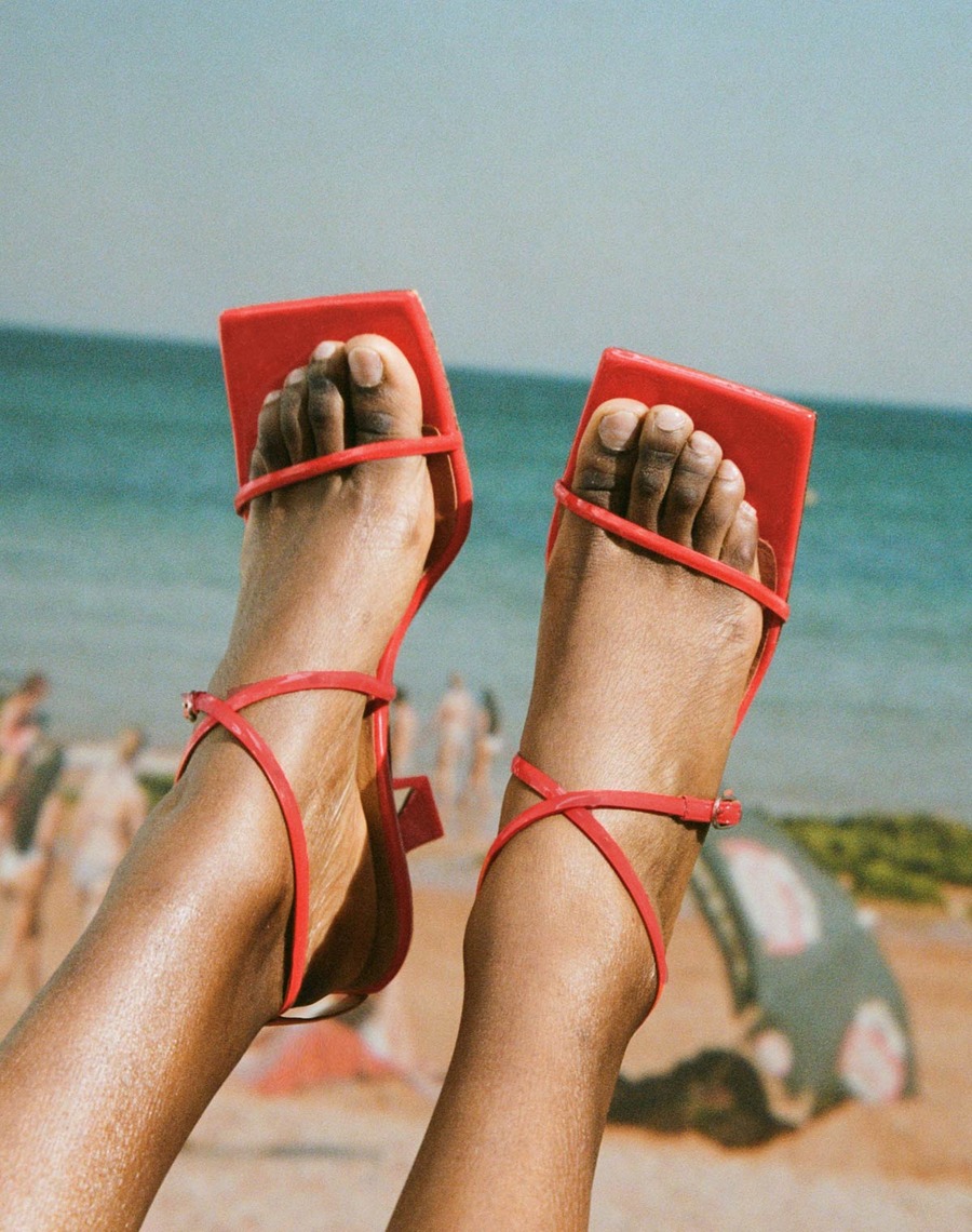 ELLIE OCEAN皮革凉鞋-4