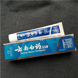 10usd Prodgf 5pcs a set 3 species choice Baiyao Toothpaste Antigingivitis