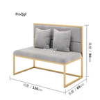 139usd Prodgf 1 Set tea shop 120*60*90cm two people seat sofa