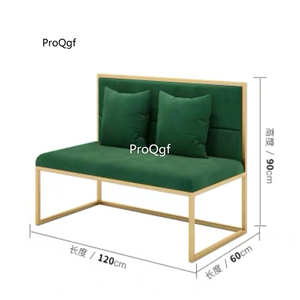 139usd Prodgf 1 Set tea shop 120*60*90cm two people seat sofa