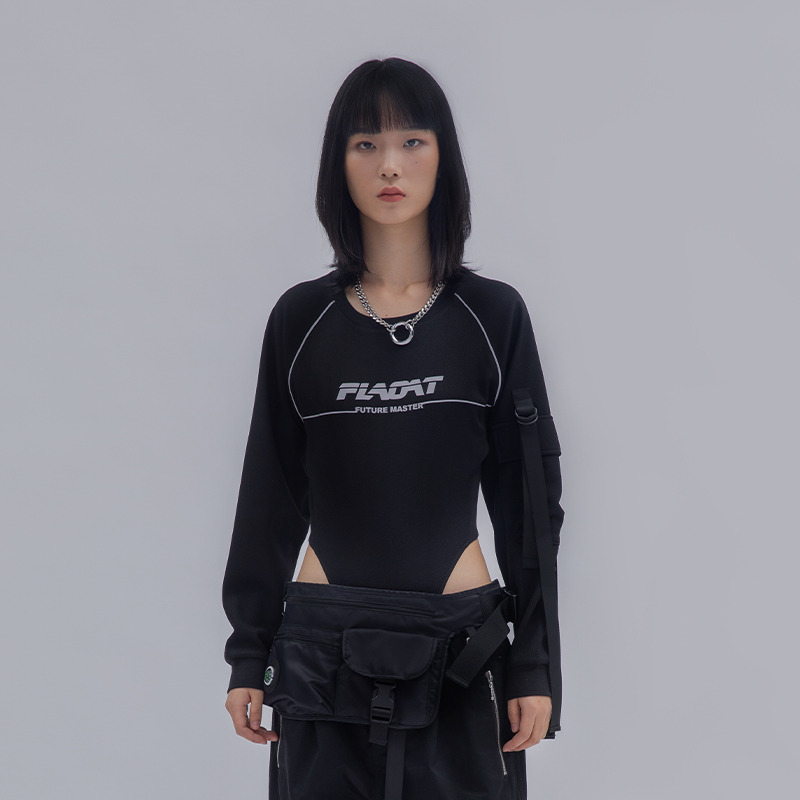 FLOAT 2020SS 机能跑步运动打底连体长袖T恤-2