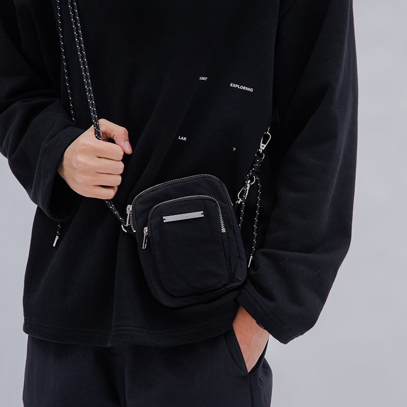 FLOAT 2020SS 拼接挎包OVERSIZE连帽卫衣-4