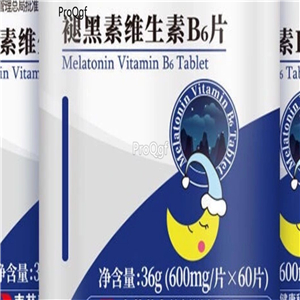 19usd Prodgf 60Pcs A Set melatonin vitamin b6 tablet