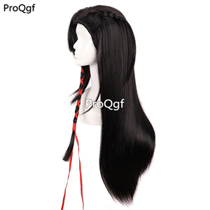 19usd wig Prodgf 1Pcs A Set ancient black handsome series Cosplay Costume product
