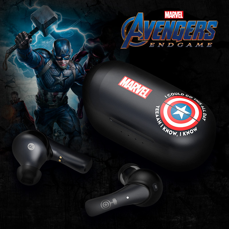 PaMu Slide/派美特 Mini漫威美国队长版 真无线双麦降噪蓝牙耳机-2