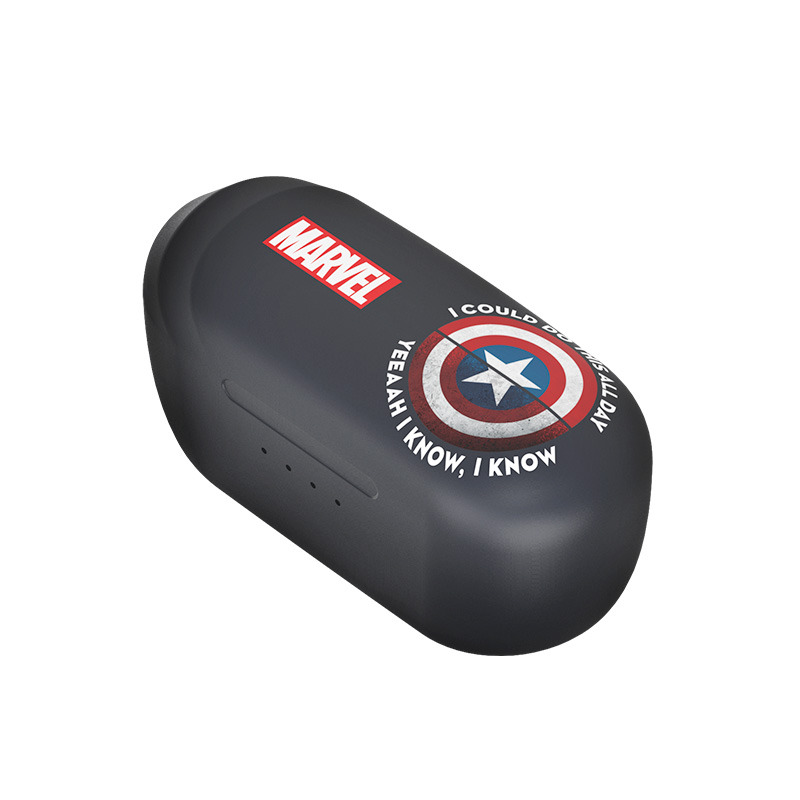 PaMu Slide/派美特 Mini漫威美国队长版 真无线双麦降噪蓝牙耳机-4