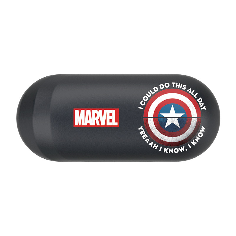 PaMu Slide/派美特 Mini漫威美国队长版 真无线双麦降噪蓝牙耳机-3