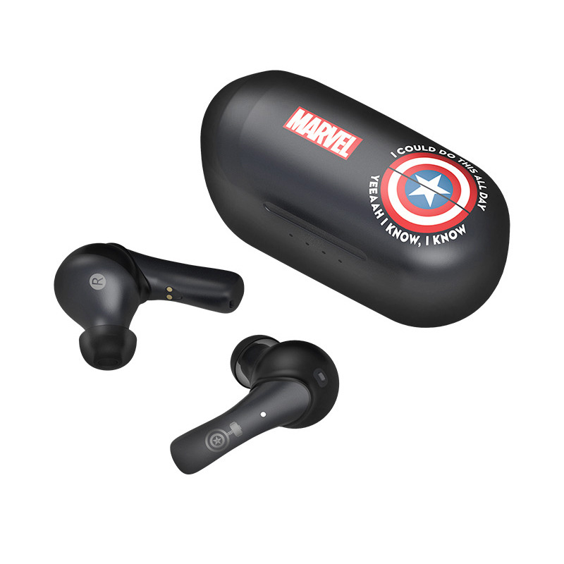 PaMu Slide/派美特 Mini漫威美国队长版 真无线双麦降噪蓝牙耳机