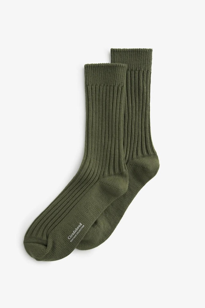 Military Ribbed Knit Socks