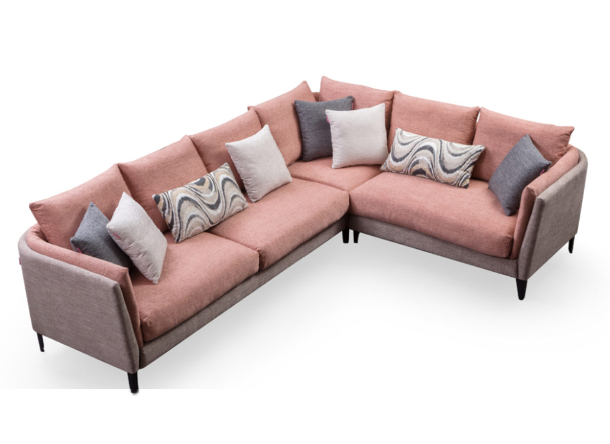 沙发-北欧简约-棉麻布+羽绒+碳钢脚