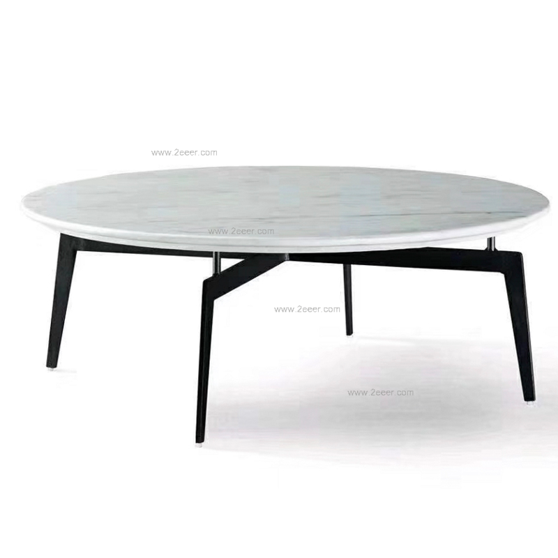 茶几-现代简约-金属架+广西白人造石