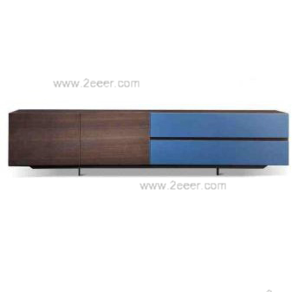 电视柜-现代简约-白蜡实木 +E1级高密度板材+进口红橡木烟熏木皮+钢琴烤漆