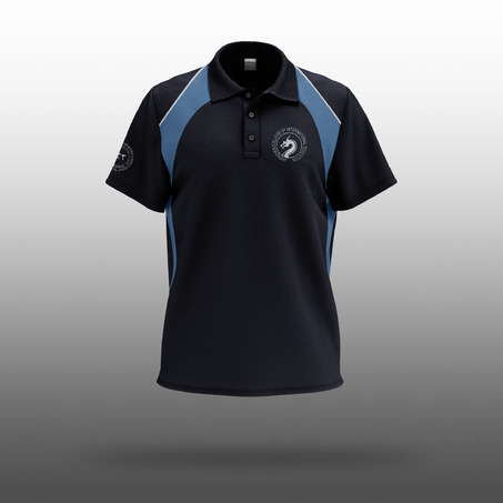 SCIE 男款Polo 衫 - Male Polo Shirt （WATER-蓝）-旧款校服