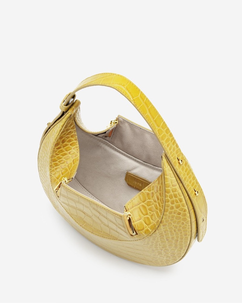 Rantan Bag - Yellow Croc-6