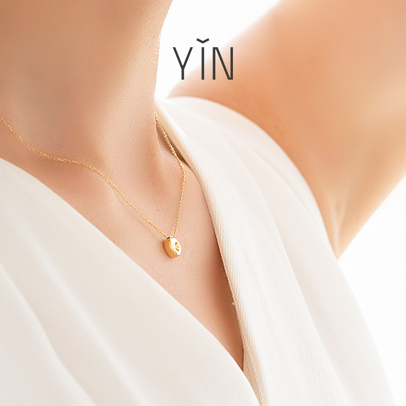 YIN隐 婴-生命系列18K金小细胞吊坠锁骨链-2