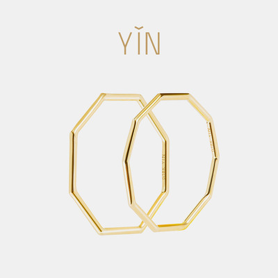 YIN隐 「亿」多边形系列八边形十边形戒指