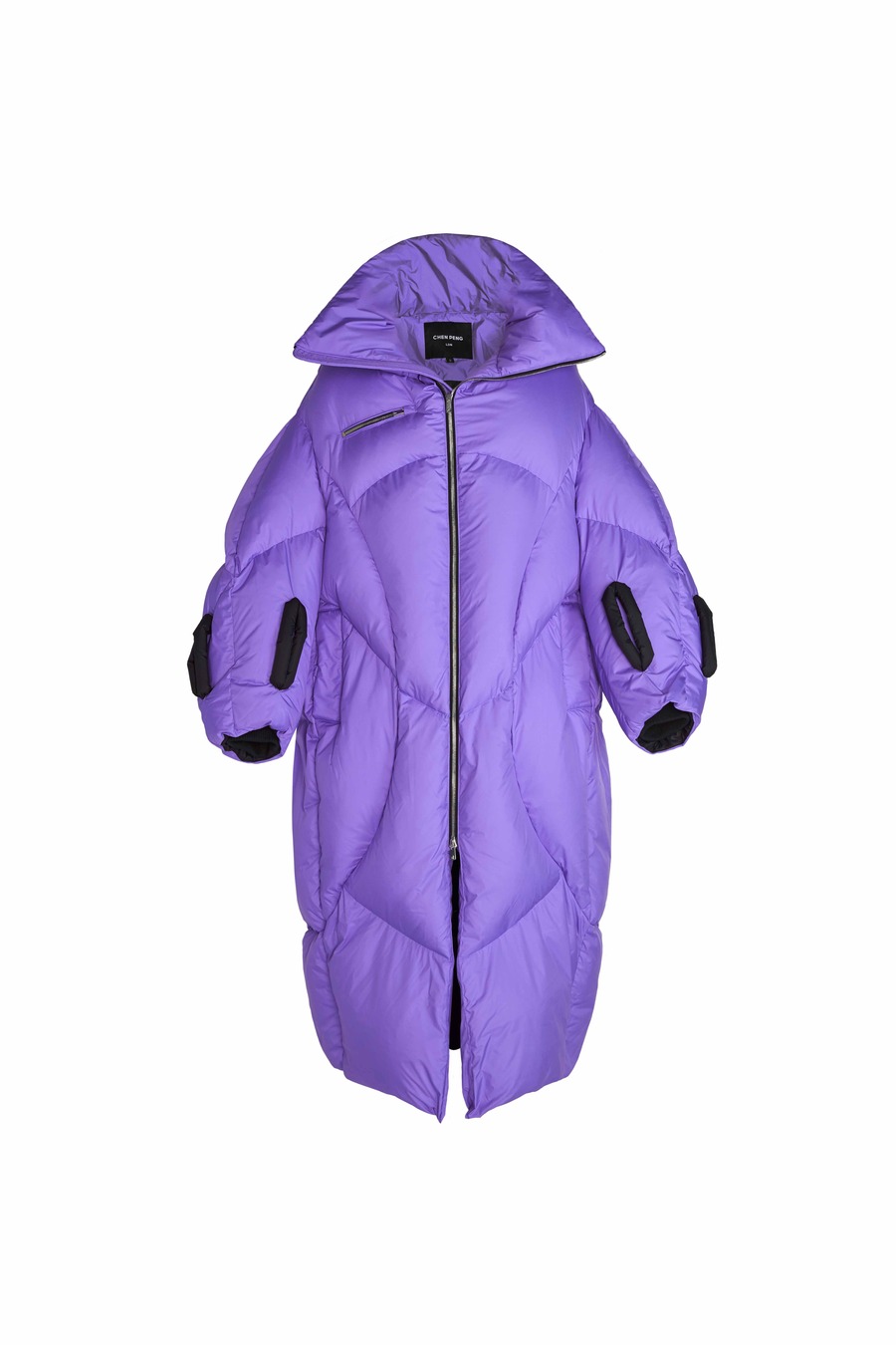 穿绳蛋形羽绒大衣-5