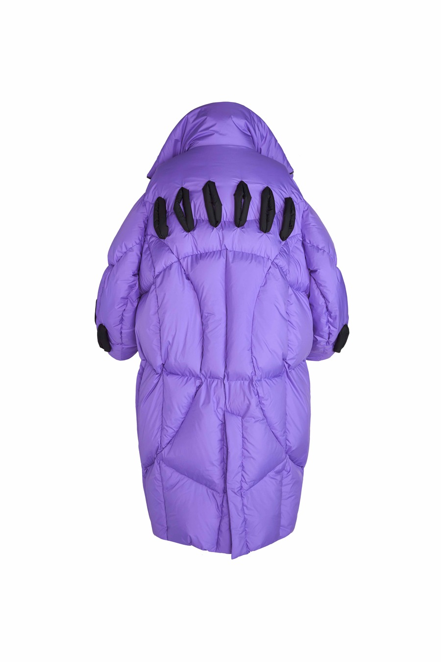 穿绳蛋形羽绒大衣-7