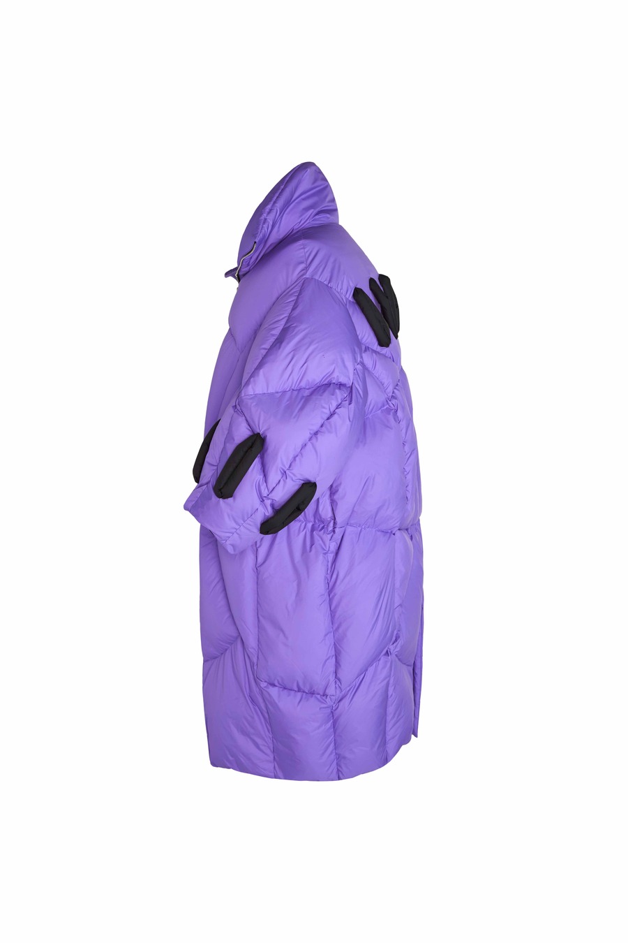 穿绳蛋形羽绒大衣-6