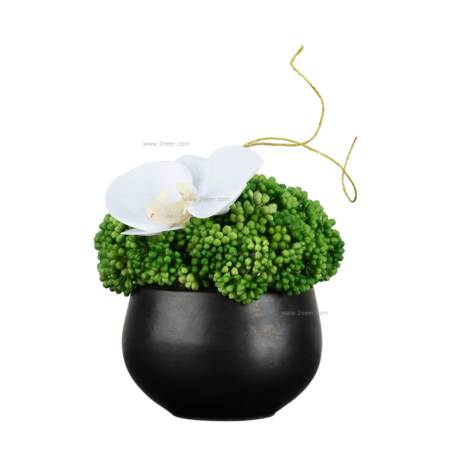 绿植-现代中式简约-仿真植物+陶瓷