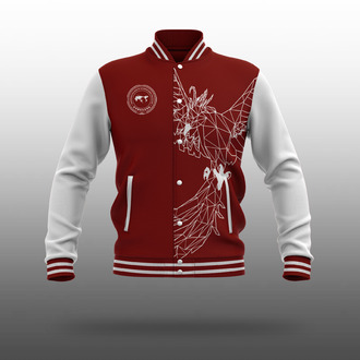 SCIE 运动夹克 - Varsity Jacket (FIRE-红）-旧款校服