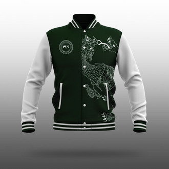 SCIE 运动夹克 - Varsity Jacket  ( WOOD-绿 )-旧款校服