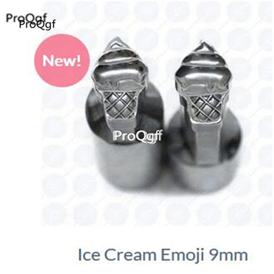 Prodgf 1 Set  ice cream emoji punch press die mold