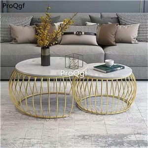 169usd Prodgf 1 Set diameter 65cm and diameter 50cm European ins light luxury marble table