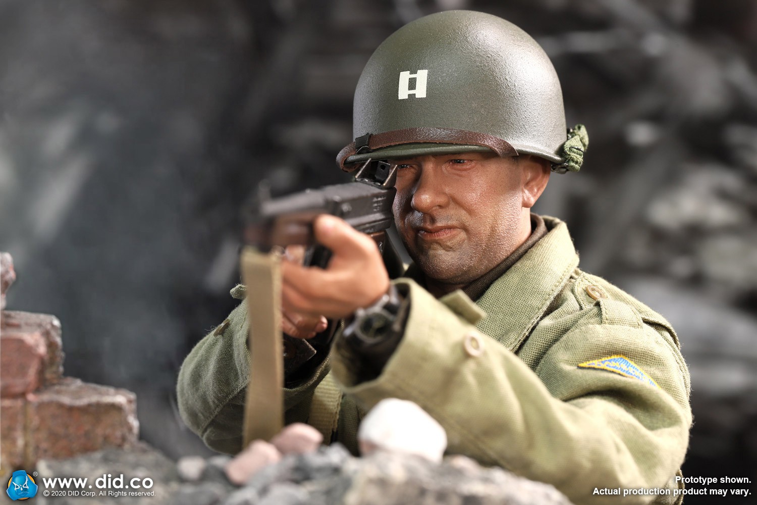 did新品:1/6 二战美军"游骑兵"c款 - 米勒上尉 可动人偶 (#a80145)