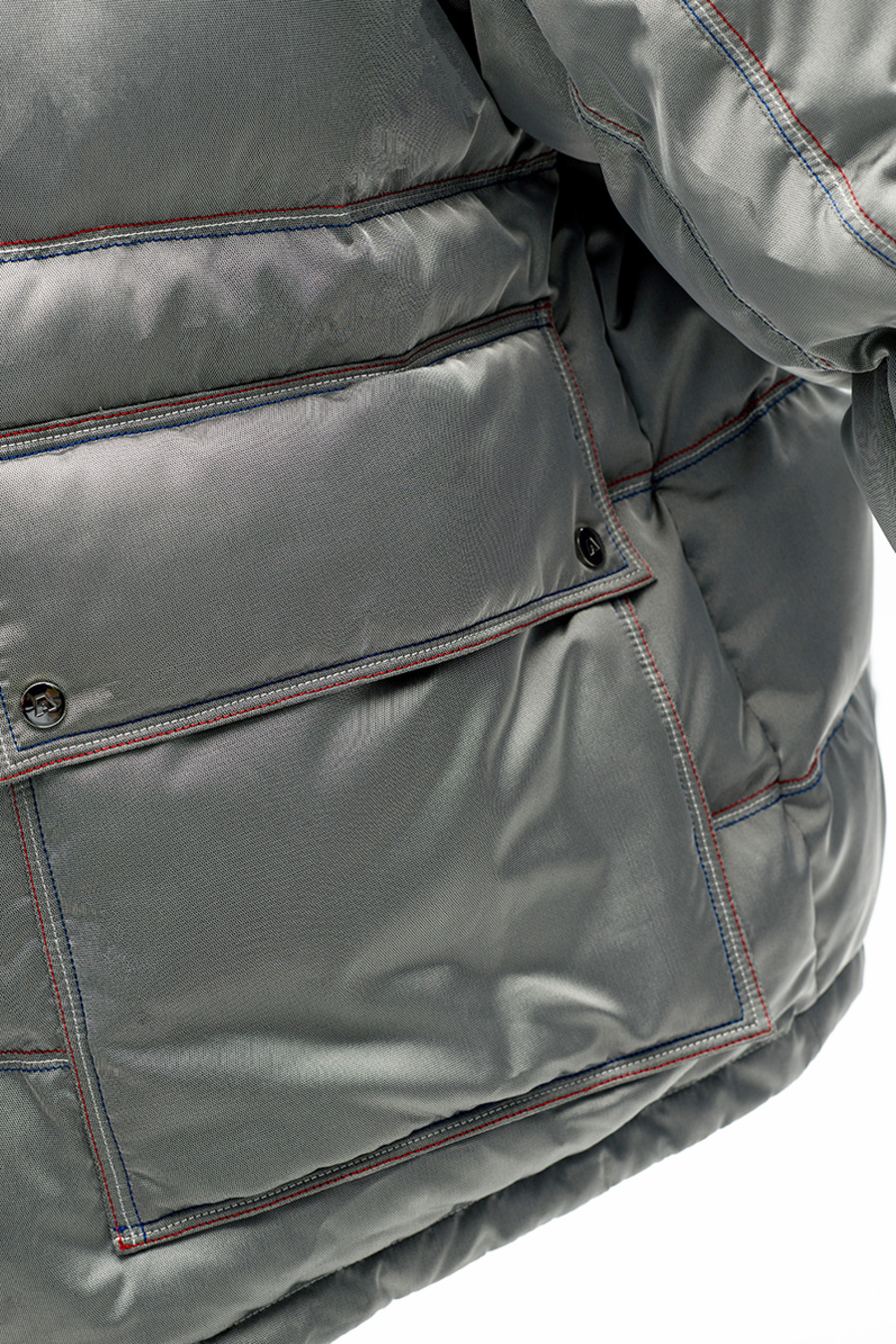 AW20原创设计 金属光泽羽绒服-5